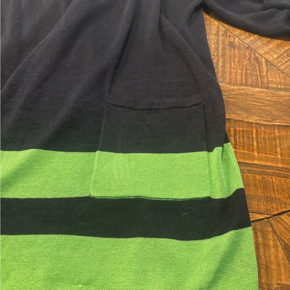 Lauren Ralph Lauren Linen Blend Border Stripe Cardigan
Navy/Green Size Medium - Picture 11 of 16